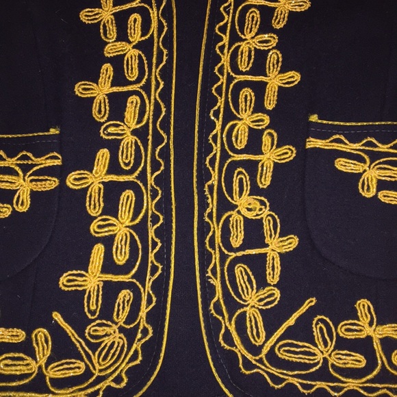 Vintage 1970’s Turkish Hand Embroidered Soutache Vest - Picture 14 of 15